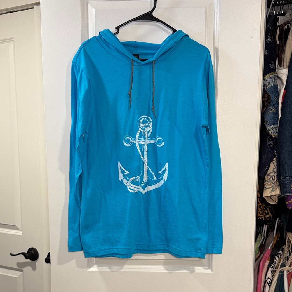 Gildan Softstyle Bright Blue Hoodie